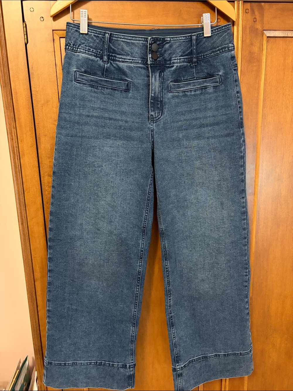 Nine West Wide leg high rise jeans . Size 8